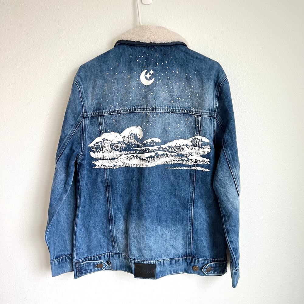 The Tubbo Moment By The Sea Denim Jacket Size Medium